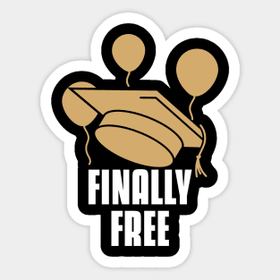 Finally Free Sticker